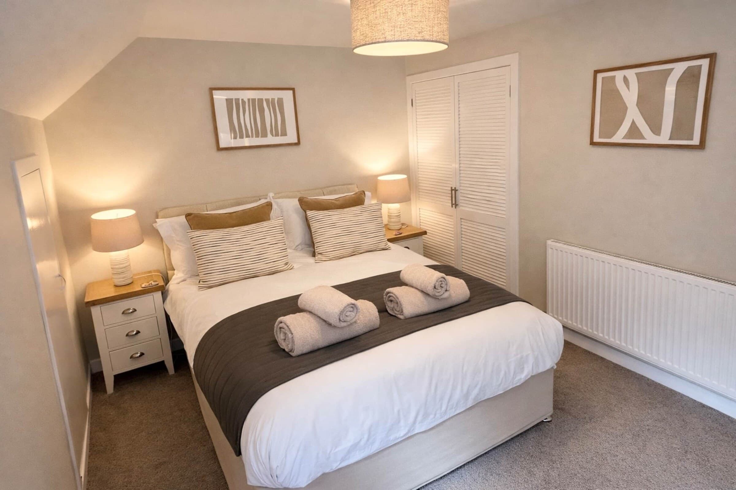 The double bedroom at The Stable Loft