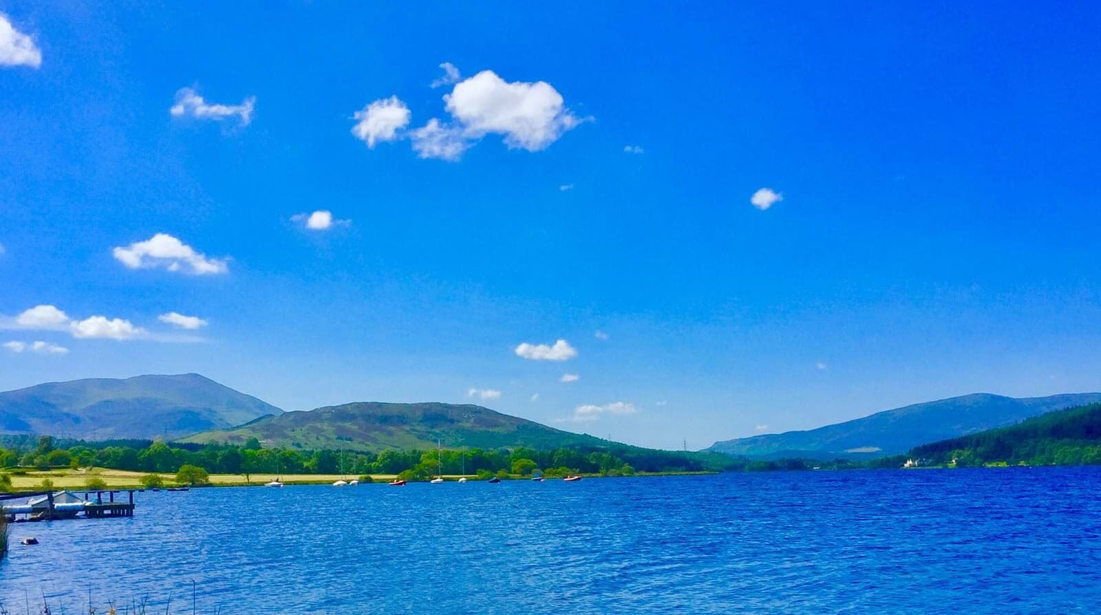 Loch Tummel at Foss, in the heart of Highland Perthshire